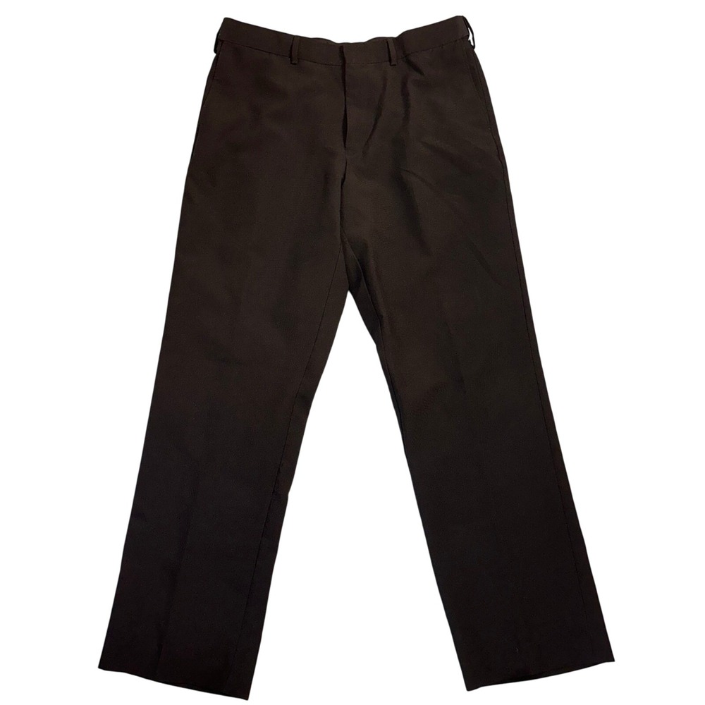 Men's Dress Pants Size‎ 36R Black Office Career Casual trouser